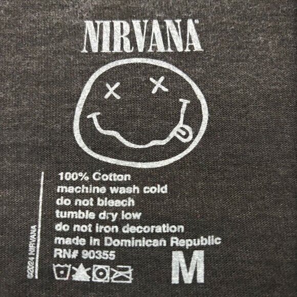 Nirvana Sliver Sub Pop EP Cover Oversized Grunge Band Tee M - Picture 4 of 4